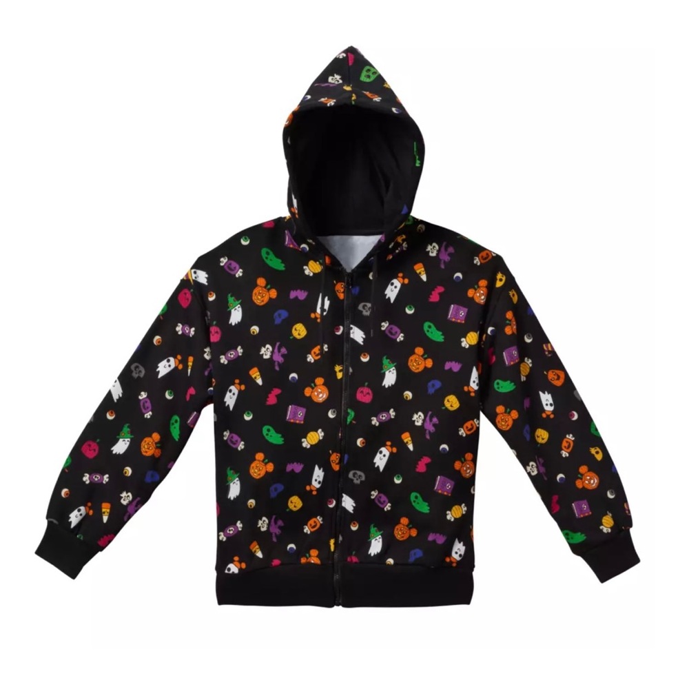 Disney Mickey Mouse Limited Edition Jack-o'-Lantern Halloween Zip Hoodie